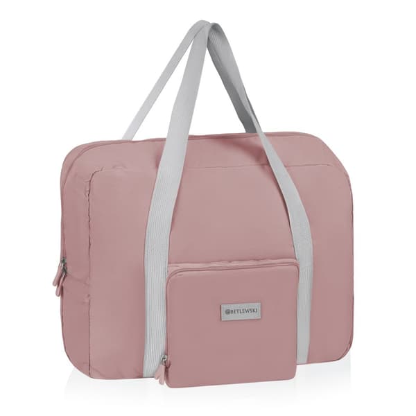 BST-01 PINK Sammenklappelig rejsetaske MED LOMME