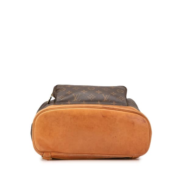 Pre-owned Louis Vuitton Monogram Montsouris GM Brown