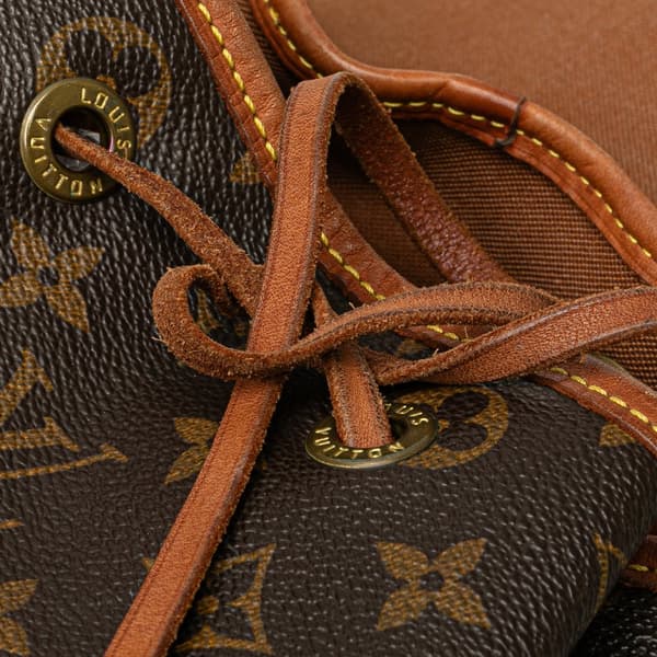 Pre-owned Louis Vuitton Monogram Montsouris GM Brown