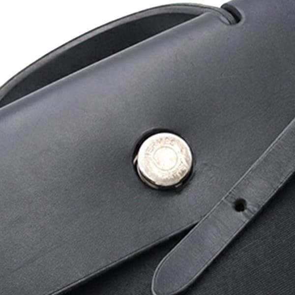 Pre-owned Hermès Toile Herbag Backpack PM Black