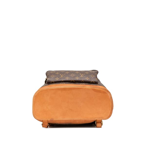 Pre-owned Louis Vuitton Monogram Montsouris GM Brown