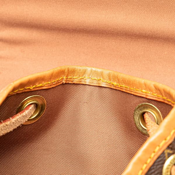 Pre-owned Louis Vuitton Monogram Montsouris GM Brown