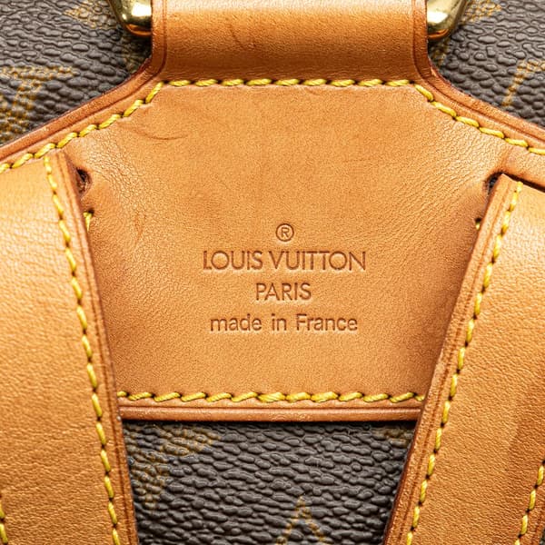 Pre-owned Louis Vuitton Monogram Montsouris MM Brown