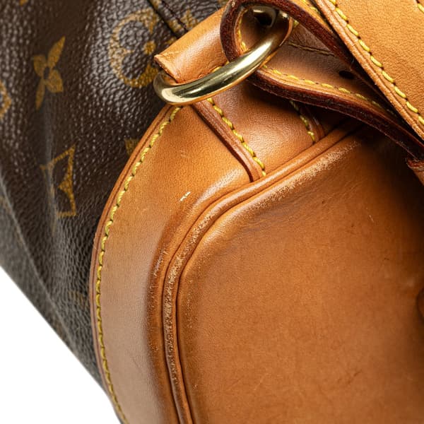 Pre-owned Louis Vuitton Monogram Montsouris MM Brown