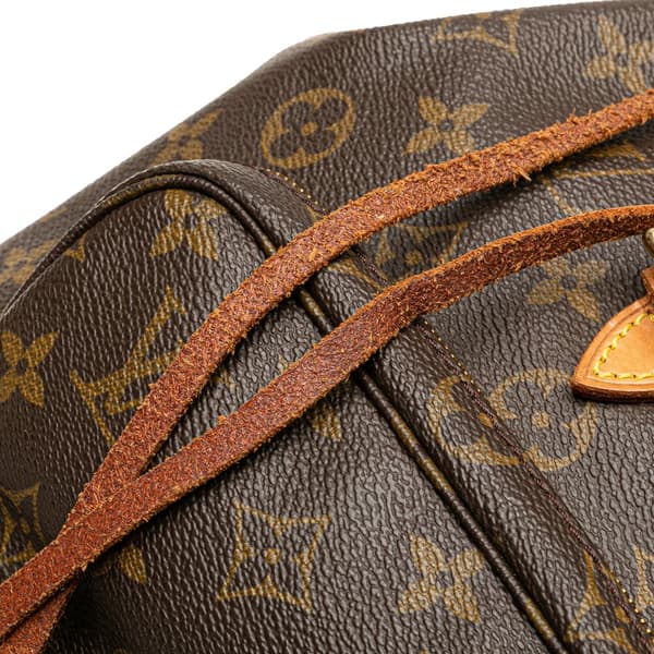 Pre-owned Louis Vuitton Monogram Montsouris MM Brown