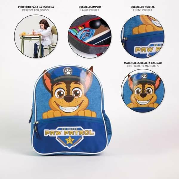 Skoletaske The Paw Patrol Blå