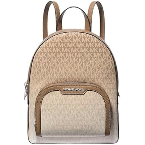 Ryggsäck - Michael Kors - Jaycee - Belagt tyg - Framsida med dragkedja - Justerbar rem