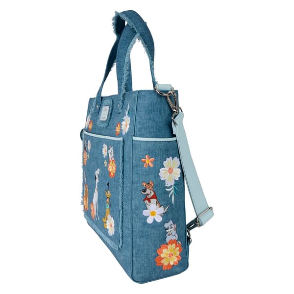 Loungefly Disney Denim Backpack bag + purse