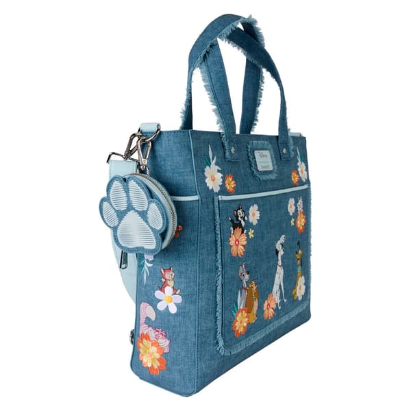 Loungefly Disney Denim Backpack bag + purse