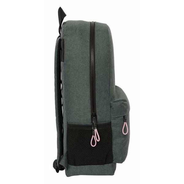 Skolryggsäck Kappa Silver pink Grå 30 x 14 x 46 cm
