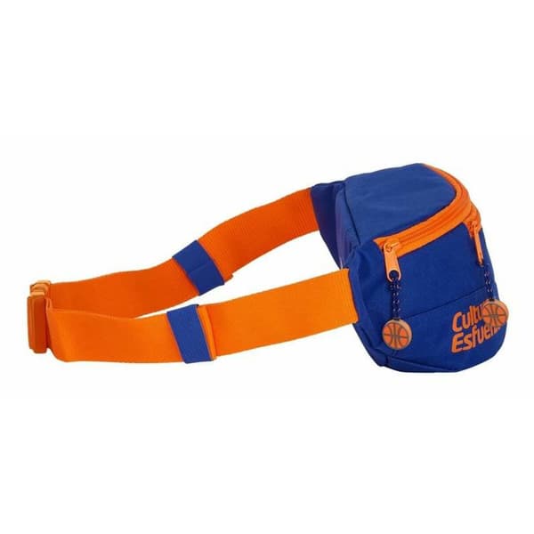 Bæltetaske Valencia Basket Blå Orange 23 x 12 x 9 cm