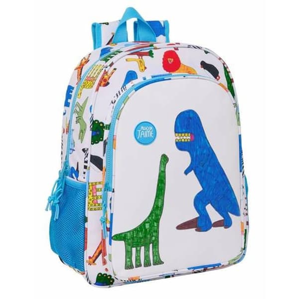 Skolryggsäck Safta Algo de Jaime Vit 33 x 42 x 14 cm