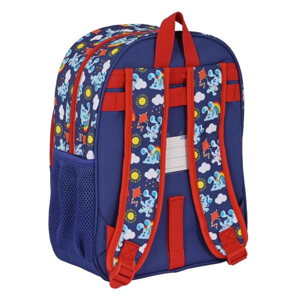 Skoletaske Safta Blues Clues Marineblå 26 x 34 x 11 cm