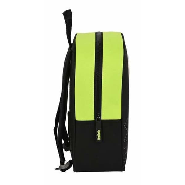Skoletaske Real Betis Balompié Sort Lime 22 x 27 x 10 cm