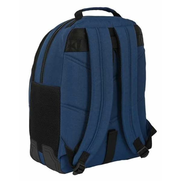 Skoletaske BlackFit8 Urban Sort Marineblå 32 x 42 x 15 cm