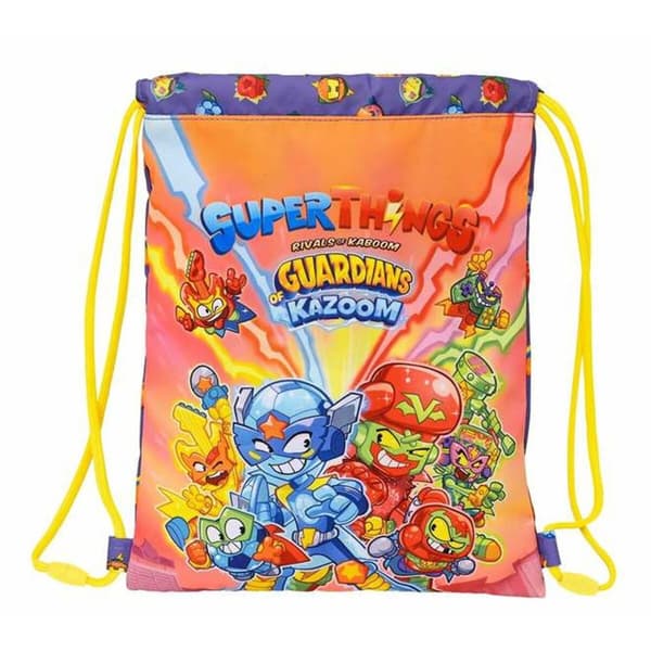 Rygsæk med Snore SuperThings Guardians of Kazoom Lilla 26 x 34 x 1 cm