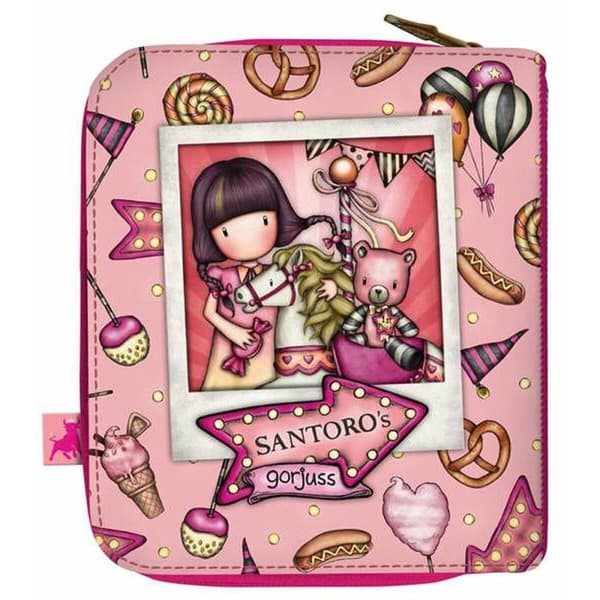 Plånbok Gorjuss Carousel Lax 10 x 12 x 3 cm