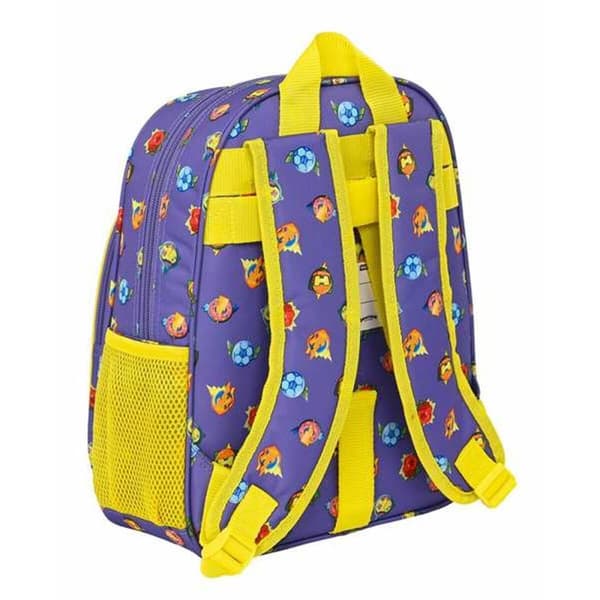Lasten laukku SuperThings Guardians Of Kazoom Keltainen Violetti 27 x 33 x 10 cm
