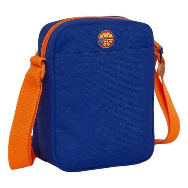 Handväska Valencia Basket Blå Orange 16 x 22 x 6 cm