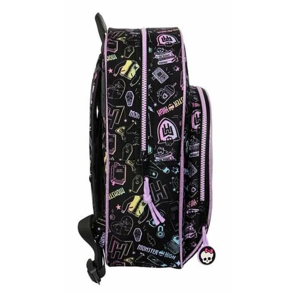 Lasten laukku Monster High Musta 28 x 34 x 10 cm