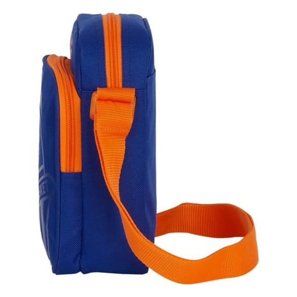 Skuldertasker Valencia Basket Blå Orange 16 x 22 x 6 cm