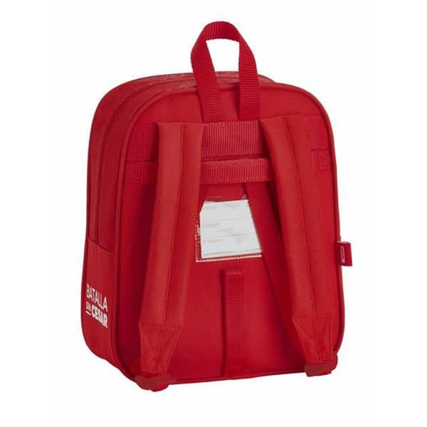 Børnetaske Real Sporting de Gijón Rød 22 x 27 x 10 cm