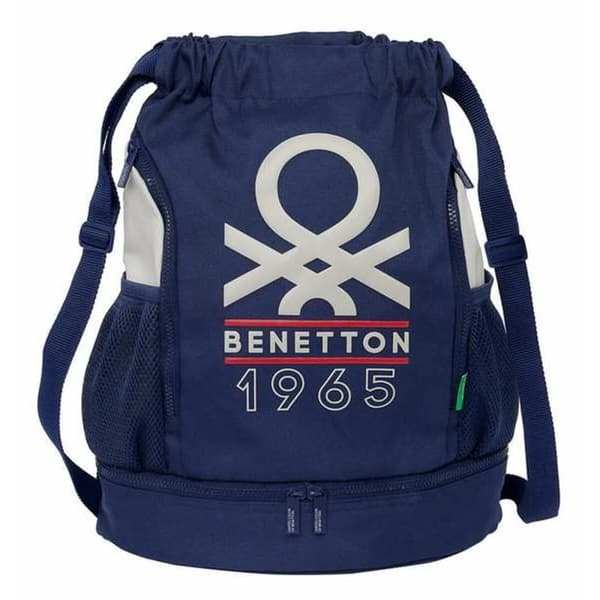Børnerygsæk Benetton Varsity Grå 35 x 40 x 1 cm