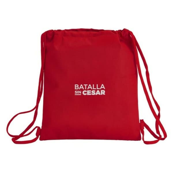 Skopåse med remmar Real Sporting de Gijón Röd 35 x 40 cm