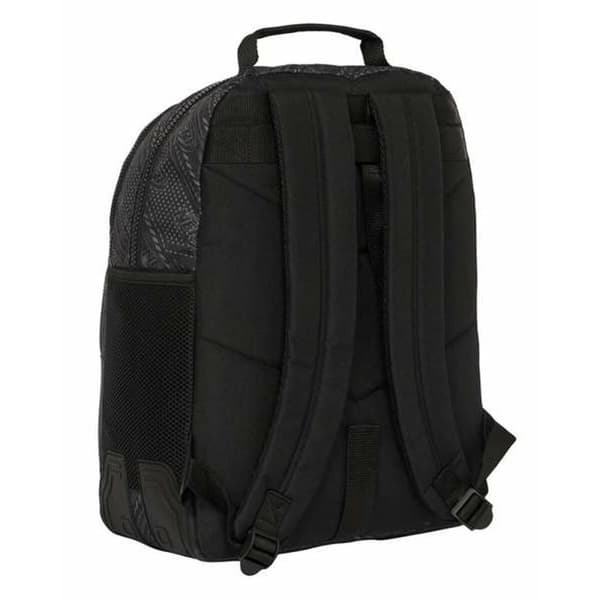 Skoletaske Nerf Get ready Sort 32 x 42 x 15 cm