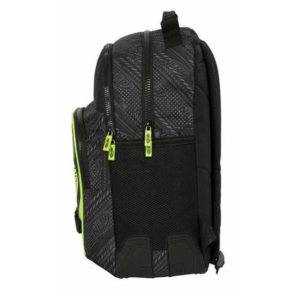 Skoletaske Nerf Get ready Sort 32 x 42 x 15 cm