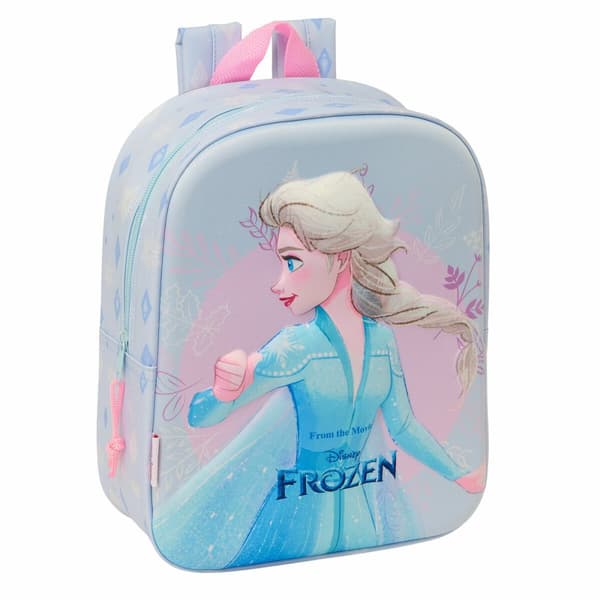 Skoletaske Frozen 22 x 27 x 10 cm 3D