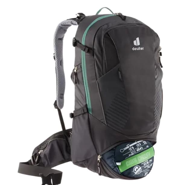 Deuter Trans Alpine 30 sort cykelrygsæk