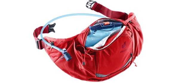 DEUTER Pulse 5 midjeväska i körsbärsmasala