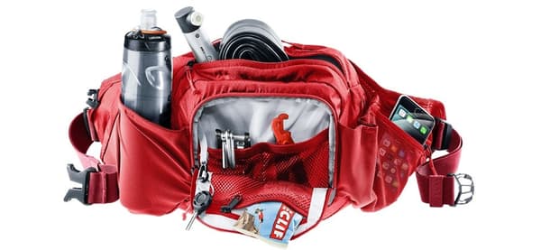 DEUTER Pulse 5 midjeväska i körsbärsmasala