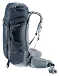 Pikkukuva 6 / 7: DEUTER Trail Pro 36 musta-liuskekivi vaellusreppu