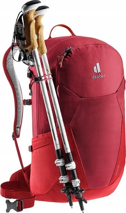 Deuter Futura 23 naisten vaellusreppu punainen