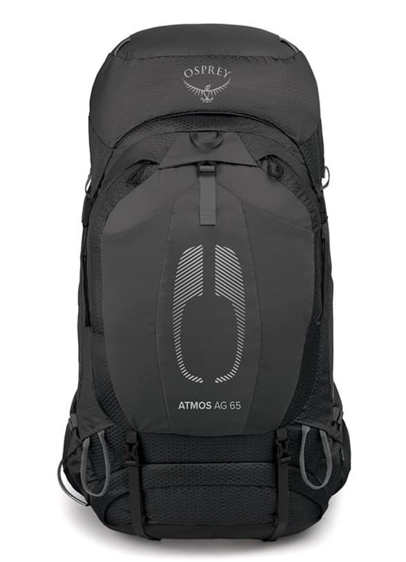 Osprey Atmos AG 65 -vaellusreppu, musta, L/XL