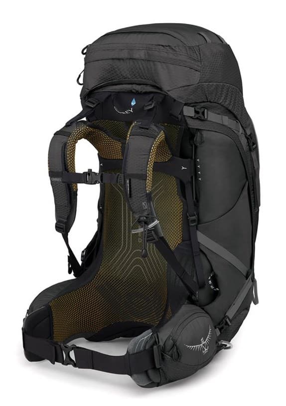 Osprey Atmos AG 65 -vaellusreppu, musta, L/XL