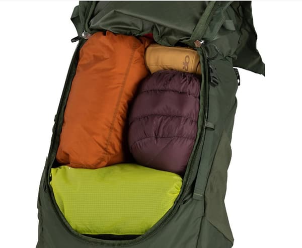 OSPREY Kestrel 58 musta L/XL vaellusreppu