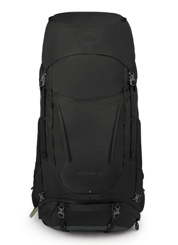 OSPREY Kestrel 68 -vaellusreppu, musta, L/XL