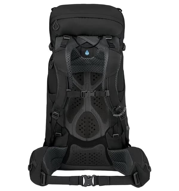 OSPREY Kestrel 38 -vaellusreppu, musta, L/XL