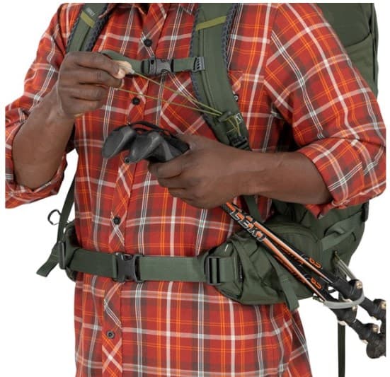 OSPREY Kestrel 58 khaki L/XL vaellusreppu