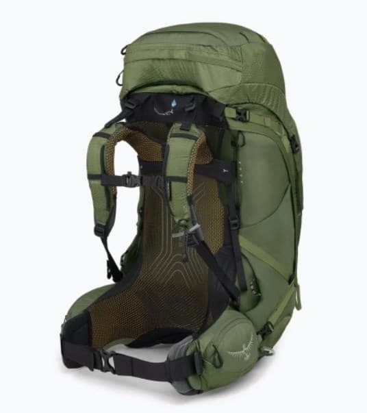 Osprey Atmos AG 65 -vaellusreppu, vihreä, L/XL