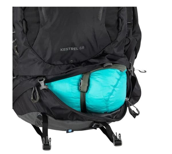 OSPREY Kestrel 48 vaellusreppu musta S/M