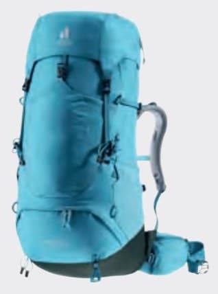 Deuter Aircontact Lite 45 + 10 SL vaellusreppu, laguuni-muratti