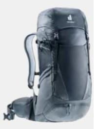 Deuter Futura Pro 36 musta-grafiittinen vaellusreppu