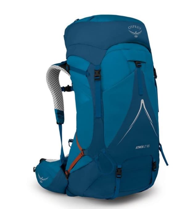 OSPREY Atmos AG LT 65 -vaellusreppu, laivastonsininen, L/XL