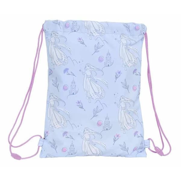 Skopåse med remmar Frozen Believe Lila 26 x 34 x 1 cm