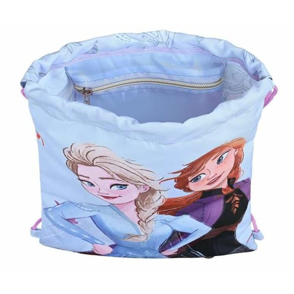 Skopåse med remmar Frozen Believe Lila 26 x 34 x 1 cm