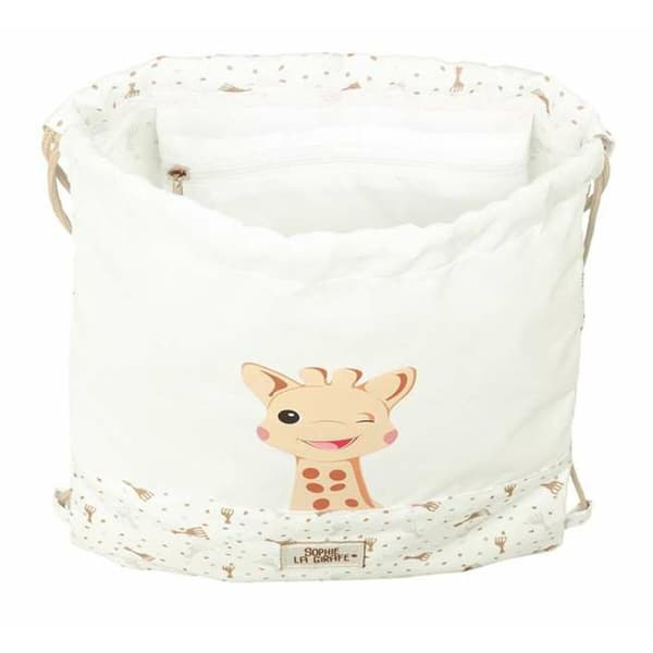 Skopåse med remmar Sophie la Girafe 26 x 34 x 1 cm